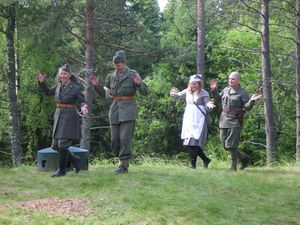 Lambeth Walk var en av innedanserna under beredskapstiden