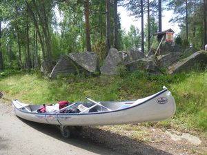 Man använde alla typer av fortskaffningsmedel för att komma till skansen