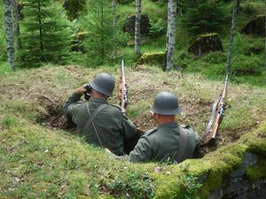 Posten rapporterat att fienden närmar sig skansen