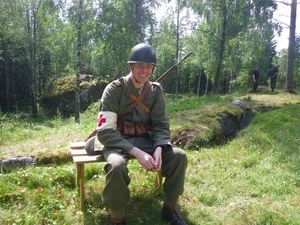 En sliten sjukvårdssoldat