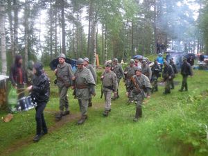 Inmarsch, ledd av trumslagare