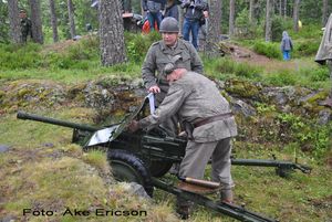 Pansarlarm har gått och skansens PV-kanon går i ställning