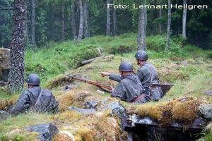 Ett fientligt anfall i ryggen avvärjs