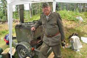 Kocken Åke Ericson konstaterar att ärtsoppan har tagit slut